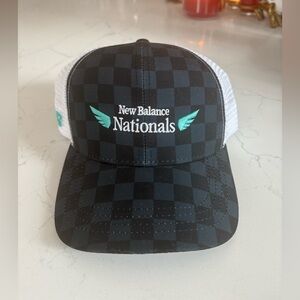 New Balance Unisex Checkered Mesh Cap